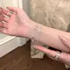 Pulsera de Calabaza S925 que Atrae la Fortuna para Mujer, Pulsera de Concha Blanca de Moda de Lujo Ligero de Nicho, Regalo de Vacaciones de Alta Gama