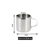 Acero Inoxidable 304 Taza de Leche Espejo Luz Boca Recta Taza de Leche Boca Puntiaguda Taza de Espuma de Leche Cilindro de Leche Recto Taza de Leche para Café Suministros