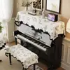 Funda de Tela Antipolvo para Piano con Forma Irregular de Dibujos Animados Decoración de Ambiente Tela de Cubierta Antipolvo para Teclado de Piano Tela de Cubierta para Teclado Electrónico