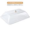 Prato Quadrado para Degustação com Tampa, Prato Transparente à Prova de Poeira para Exposição de Bolo e Sobremesa, Prato para Petiscos e Frutas Secas, Prato para Pratos Frios de Barraca