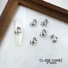 Accesorios para Uñas con Zirconia del Año del Caballo 2026 Nuevos Lindos Ponis del Zodiaco Rojo Aleación Pedrería Decoraciones de Uñas Portátiles para DIY
