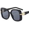 Gafas de Sol Cuadradas de Moda para Mujer Personalidad Temperamento Europeo y Americano Gafas de Sol Modernas para Conducir Protección Solar M6164