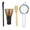 Set de Utensilios de Té de Bambú Morado: Batidor de Té, Set de Matcha, Cepillo para Revolver, Set de Batidor de 100 Púas, Empaque de Caja de Regalo para Batidor de Té, Logo Personalizable