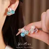Pendientes de Clip Cuadrados y Redondos con Perlas y Incrustaciones de Diamantes para Mujer sin Agujeros en las Orejas, Pendientes Elegantes y con Estilo con un Toque de Lujo Ligero y de Alta Gama, Venta al por Mayor