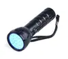 Linterna de Alta Calidad para Comercio Exterior 51LED41LED28LED21LED12LED9LED Luz Ultravioleta Morada Ultravioleta