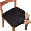 Juego de Cojines para Asiento de Hogar Color Sólido Cubierta de Cojín para Silla de Cuatro Estaciones Funda Elástica para Silla Cubierta para Silla de Comedor Integrada a Prueba de Polvo