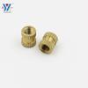 Injeção de parafuso de cobre Yixiong porca de cobre peças embutidas porca serrilhada de cobre porca de flor de cobre M3M4M5M6M8