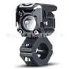 Luz LED para motocicleta lente rectangular de dos colores coche eléctrico foco para motocicleta tienda luz de calle luces LED modificadas transfronterizo