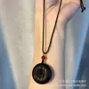 Pulsera del Tesoro para Hacer Dinero Fantasma de la Montaña de Madera de Águila Emparejada con Pulsera de Madera de Durazno para Juego Cultural y Manipulación