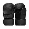 Luvas de Boxe Meio-Dedo com Proteção Estendida para o Pulso, Luvas de Boxe Profissional Espessadas de Cinco Dedos para Treinamento de Artes Marciais Mistas