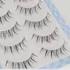 Maquillaje tailandés pestañas postizas maquillaje tailandés pestañas de diablillo despeinadas paquete de cinco pares pestañas postizas para injertar principiantes
