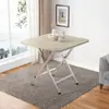 Aluguel de Mesa Dobrável para Casa Quarto de Aluguel Mesa de Jantar Simples Mesa de Jantar Portátil para Exterior Barraca de Feira Instalação Grátis Mesa Dobrável Mesa Quadrada