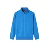 Suéter de algodón con cremallera forrado de polar ropa de trabajo personalizada para empresa abrigo grueso otoño e invierno bordado