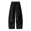 Calça cargo solta de rua, calça casual de trabalho nicho para outono, cintura alta, modelagem que afina a silhueta, novo estilo leve de perna larga de secagem rápida para mulheres