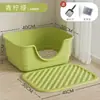 Caixa de areia para gatos semi-fechada extra grande, vaso sanitário para gatos anti-respingo, caixa de areia gigante para gatos, entrega direta do fabricante de suprimentos para animais de estimação