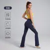 Pantalones de Yoga Acampanados Aimp Cross-Border Ejercicio Pilates Glúteo de Melocotón Leggings de Fitness para Levantar Glúteos para Mujer