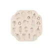 Molde Pequeño Nuevo para Dulces y Chocolate Transfronterizo Sello de Pintura de Fuego para Velas Pequeñas Caseras DIY Molde de Silicona Fácil de Limpiar