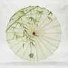 Sombrilla de papel de aceite estilo antiguo, elegante decoración de techo retro con pintura a tinta, sombrilla para danza clásica de fotografía, sombrilla de utilería para Hanfu