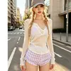 Saída de Praia Bikini Manga Longa Estilo Menina Doce Coreana, Conjunto de Duas Peças Sexy Estilo Saia Emagrecedora para Roupa de Banho de Férias na Praia para Mulheres