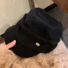 Sombrero de Moda Estilo Japonés Retro Casual Perezoso Color Sólido Ecuestre para Mujer Versátil Adelgazante Boina