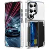 Funda de teléfono con tarjetero coreana transfronteriza con un tacto de alta gama, diseño único, múltiples funciones, protección anti-escaneo, adecuada para teléfonos Samsung, personalizable