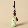Chaveiro Pingente Escultura em Madeira Artesanal Doze Signos do Zodíaco Pingente de Corrente para Bolsa Ano do Coelho Presente de Aniversário para Amigo Fofo