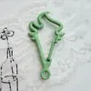 Llavero DIY de Aleación de Zinc con Temática de Helado, Colgante para Bolso, Versión de Color Duradero Electroplateado, con Resorte y Abrible