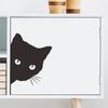 FX-F69 Novo Gatinho Preto Janela de Vidro Armário de Carro Fora de Casa Decoração de Beleza Adesivo de Parede Removível