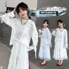 Camiseta de Manga Longa Protetora Solar Estrela Dopamina para Meninas, Novo Estilo Primavera/Verão 2026, Modelo Soltinho com Top com Design de Laço