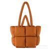 Bolso Tote Cuadrado de Diamante para Mujer 2023 Nuevo de Moda Bolso Almohada Relleno de Algodón Suave Bolso de Hombro para Debajo del Brazo Bolso Acolchado para Mujer