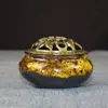 Quemador de Incienso Cerámico Hielo Agrietado Horno Ge Torneado Quemador de Incienso de Disco de Sándalo Celadón Torre de Incienso Quemador de Incienso Quemador de Incienso Aromaterapia Loto