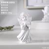 Nordic Retro branco menina anjo decoração ornamentos americano personagem gesso estátua boneca desktop casal presente