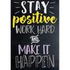 Pôster Inspirador Amazon Classroom Coberto com Película para Animais à Prova d'Água Resistente a Rasgos Frases em Inglês Pintura Decorativa para Escritório