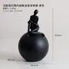 Figuras de arte criativas estilo nórdico, adequadas para exibição em adegas, racks de TV, escritórios, salas de estar e como presentes de casamento para recém-casados