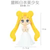Decoración para Hornear Tema Sailor Moon Adornos Muñeca Pastel de Cumpleaños para Niñas Luna Hielo de Agua Luna Mesa de Postres