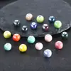 Acessórios para Joias DIY Macaron Contas Cerâmicas Galvanizadas 8mm Acessórios para Pulseira Contas Soltas Material para Pulseira Colar