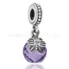 Plata de Ley S925 Dora Tacones Altos Azules Estilo Vestido Disney Falda Colgante DIY Colgante Dora Venta al por Mayor