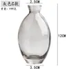 Vaso de Vidro Transparente Cor Dourada Pintado à Mão Novo Luxo Leve Transfronteiriço Conjunto de Três Peças Arranjo de Flores Dispositivo Hidropônico de Flores Ornamentos Artesanais