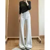 Pantalones deportivos acampanados retro para mujer, nuevo estilo de otoño, de cintura alta, ajustados, pantalones de chándal anchos estilo casual americano, pantalones de campana