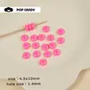 Fio Acrílico Donut Contas Coloridas Pulseira de Contas Feita à Mão DIY Colar Brincos Acessórios de Joias Material