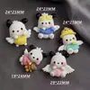 Alas de Ángel Lindas Pacha Perro Accesorios de Resina Pegamento de Crema DIY Funda de Teléfono Imán de Refrigerador Cuerda para el Cabello Materiales Hechos a Mano