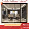 Venda Direta Liga de Alumínio Magnésio Titânio Varanda Sala de Estar Porta Deslizante Minimalista Porta Deslizante Lateral Estreita Porta de Vidro Temperado para Cozinha