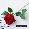 Brotos de Rosa de Veludo Simulado de Ramo Único, Decoração Suave Estilo Europeu, Arranjos de Flores, Decoração de Cenário de Casamento, Rosas Simuladas