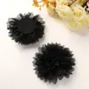 Mori pequeno fresco brilhante seda chiffon malha camélia diy flor acessórios grampo de cabelo adorno de cabeça flor de pescoço acessórios atacado