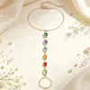 Pulsera Popular Transfronteriza Europea y Americana de Amazon con Circonita Cuadrada y Diamantes de Colores, Pulsera de Dedo con Flor Sencilla de Moda Personalizada