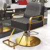 Nuevo Modelo de Silla de Peluquería Reclinable para Corte de Cabello y Afeitado, Asiento Engrosado, Giratoria y de Altura Ajustable, Acero Inoxidable, para Peluquería y Tintes