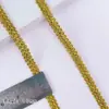 Encaje de Lentejuelas Dorado y Plateado Adorno DIY Caja de Almacenamiento Hecha a Mano Decoración para Disfraz de Performance de Ópera Encaje