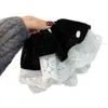 Diadema de Encaje de Terciopelo Negro, Femenina y Versátil, Cola de Caballo Alta, Diadema Duradera, Accesorios para el Cabello Esponjosos y Elegantes