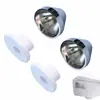 Cubierta Decorativa para Inodoro de Pared Accesorios de Baño Inodoro de Pared Inodoro con Entrada de Agua Tornillos de Fijación para Instalación