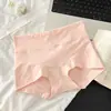 Pantaletas de algodón puro para mujer, tiro alto, 10A antibacterianas, entrepierna extendida, algodón para bebé clase A, bóxers para mujer talla grande